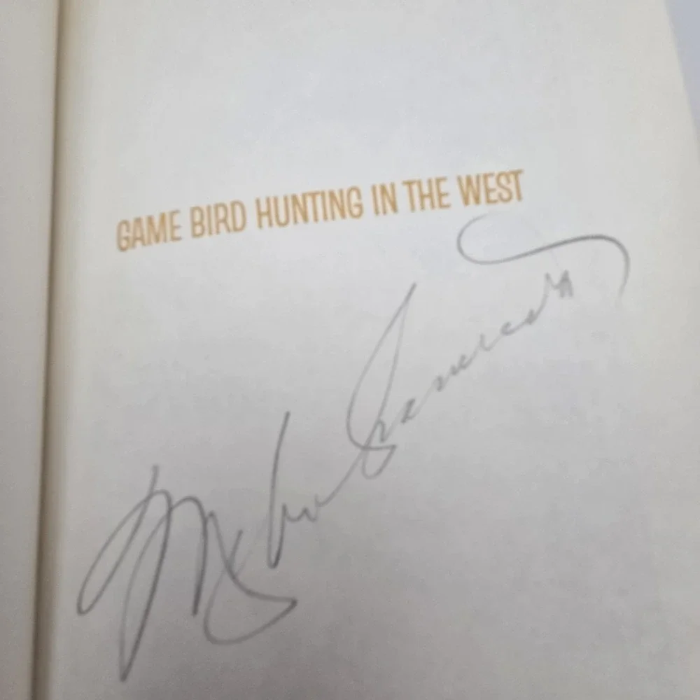 Game Bird Hunting In The West By Mike Cramond HC 1967 Signed First Edition